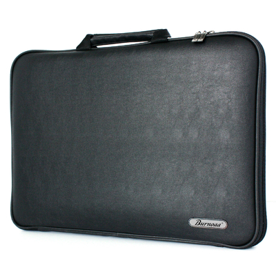 Samsung ギャラクシー ノート 10.1 の」タブレットの PC は/場合の袖袋ののどの革黒を運びます