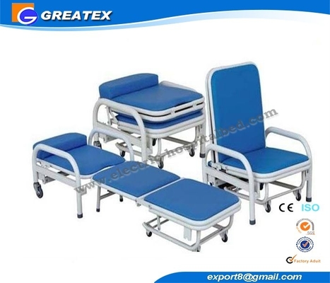 2 つの機能 Foldable Accompanier の病院の注入/血の抽出の椅子