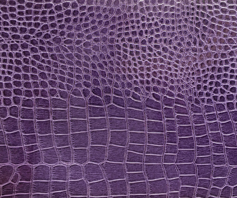 紫色の 0.7 - 1.5mm の厚さのハンドバッグのための裏付けによって編まれるのどの革生地