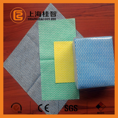 よい水吸光度の 100% の気力の Apertured レーヨン Spunlace の Nonwoven のワイプ