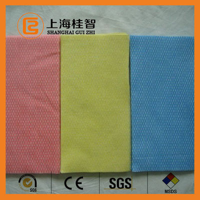 区分の Nonwoven は暗藍色のピンクの生物分解性の非編まれたプロダクトを拭きます