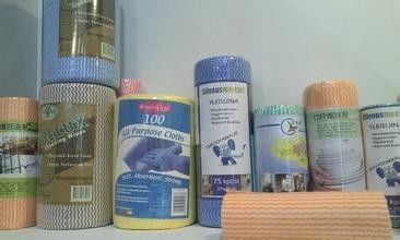 オイルの吸収性の 不織布 の布ロール スパンレース の 不織布 の生地の布