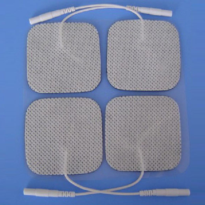 10 装置のための安全によって非編まれる柔らかい布の 10 のマッサージのパッド 1pair の一定の電極の自己接着パッド